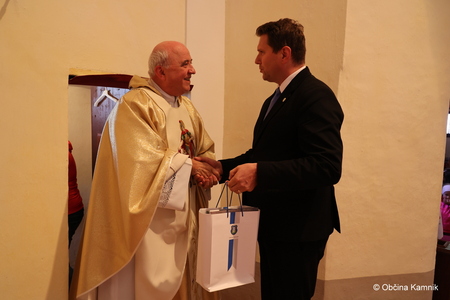 Blagoslov nove strehe na cerkvi sv. Miklavža (6)